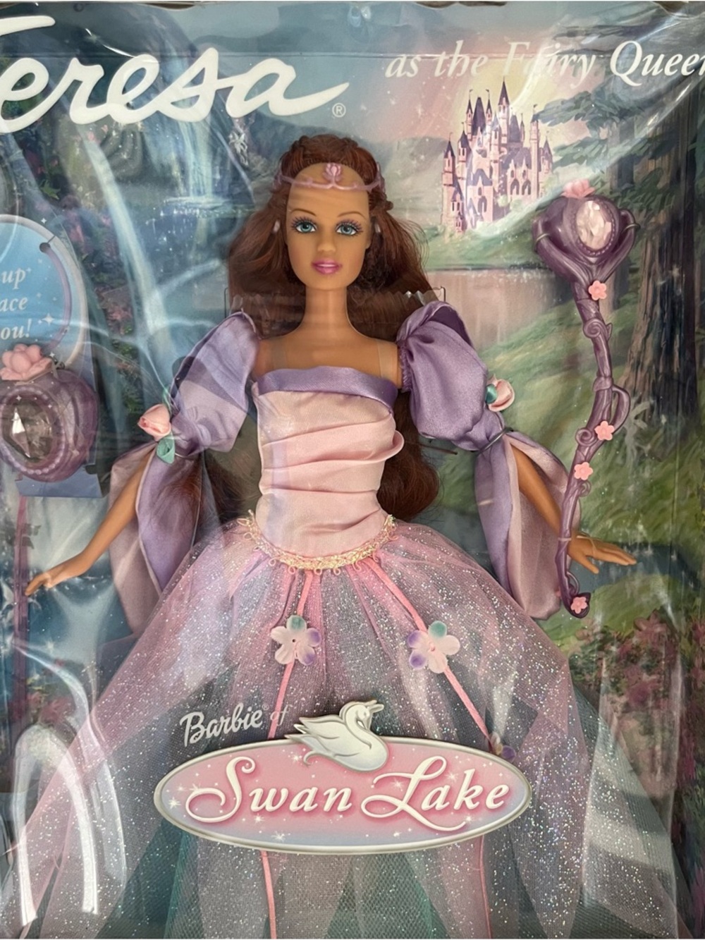 Mattel Barbie Swan Lake Teresa as the Fairy Queen Doll Damaged Box Rare 2003 - Picture 3 of 9